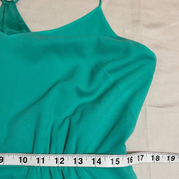 J. Crew Women's Maxi Dress Turquoise Size 12 Sleeveless Cocktail Dress - Picture 6 of 9